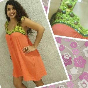 Boho mini Dress Small